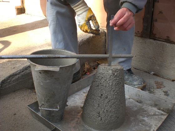 Taze Beton Çökme Deneyi - Yalçınkaya Laboratuvar