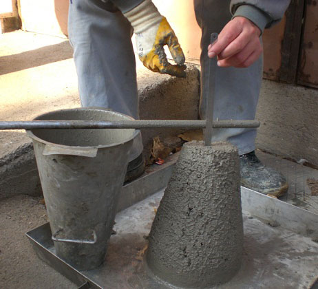 Taze Beton Çökme Deneyi - Yalçınkaya Laboratuvar